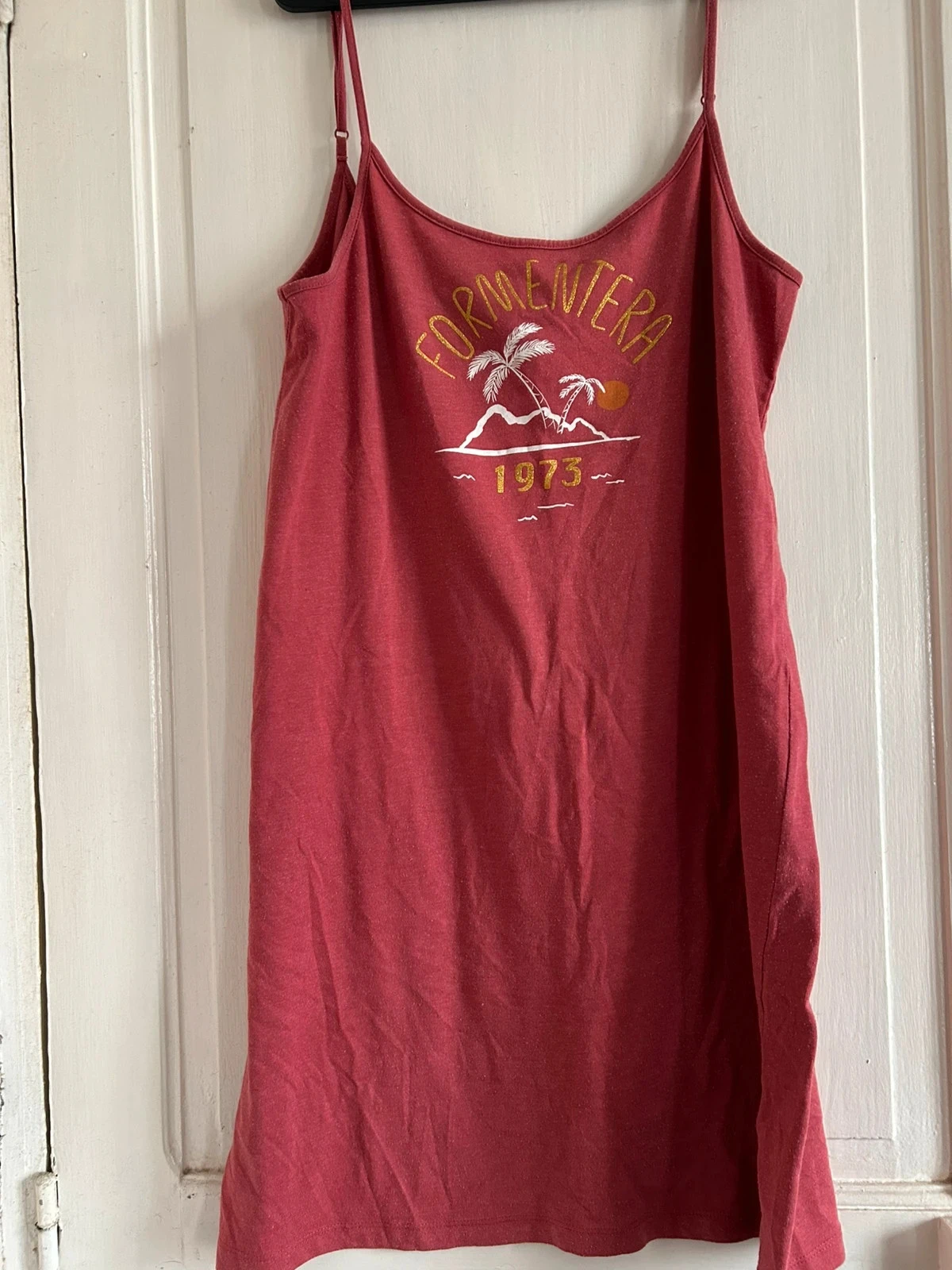 Chemise de nuit courte Monoprix femme Formentera 1973